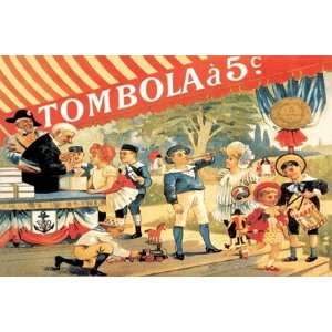 Tombola by Theophile Alexandre Steinlen 18x12