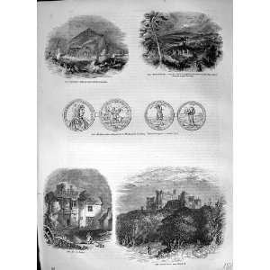  C1890 Bass Rock Belvoir Castle Rye House Medals Godfrey 