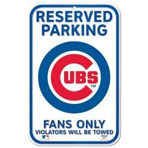  Chicago Cubs Baseball Style Reserved Parking Sign Sports 