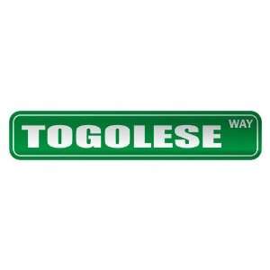   TOGOLESE WAY  STREET SIGN COUNTRY TOGO