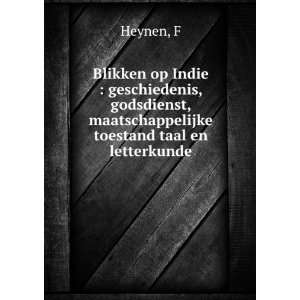   toestand taal en letterkunde F Heynen  Books