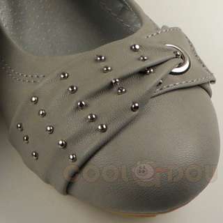 New Womens Fashion Casual Flats Shoes Grey All Size  