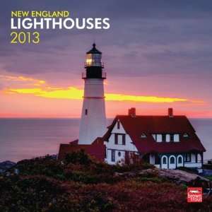  New England Lighthouses 2013 Wall Calendar 12 X 12 