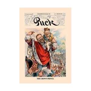  Puck Magazine The Crown Prince 28x42 Giclee on Canvas 