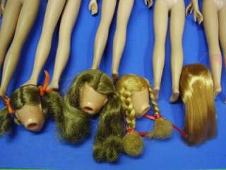 TLC Lot  Vintage 1963 Skipper Dolls & TNT Heads *3 DAYS ONLY*  