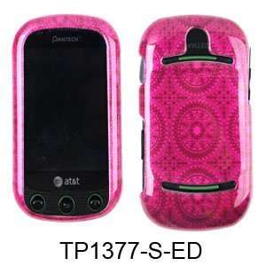  II P6010 TRANS HOT PINK CIRCULAR PATTERNS Cell Phones & Accessories