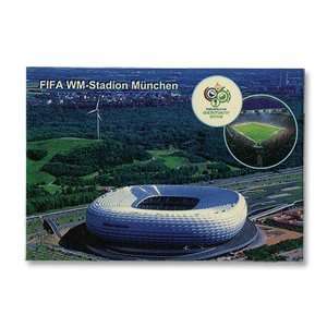  2006 WC Stadium Magnet   Munich   8x5cm