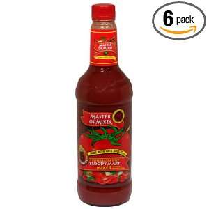 Master of Mixes Bloody Mary Spicy, 33.81 Ounce (Pack of 6)