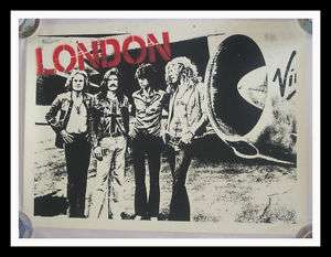   STAIRWAY TO LONDON LED ZEPPELIN S/N PRINT RARE Banksy Andy Warhol