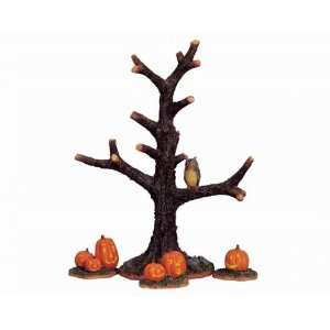  Lemax Spooky Town Village Set Of 4 Spooky Tree With 
