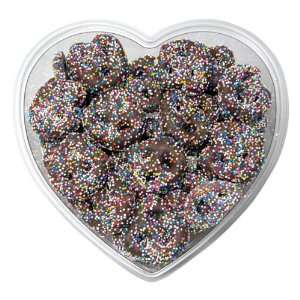 Large Valentines Day Heart Container of Chocolate Covered Pretzels 