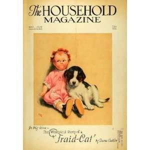  1928 Cover Household Magazine Dolly Puppy Davis Art 