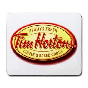 TIM HORTONS COFFEE LOGO mouse pad