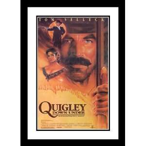 Quigley Down Under 20x26 Framed and Double Matted Movie Poster   Style 