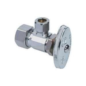  Low Lead Angle Stop Water Supply Line Valve, 1/2 x 3/8 