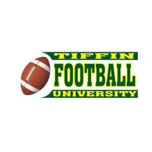  DECAL B FOOTBALL+TIFFIN/FOOTBALL/UNIVERSITY   9 x 3.6 