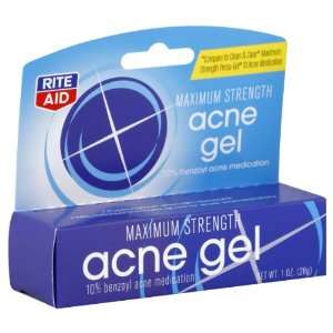  Rite Aid Acne Gel, Maximum Strength, 1 oz Health 
