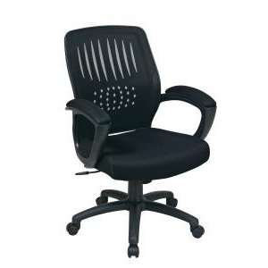  Office Star Work Smart  Screen Back Chair with Mesh Seat 