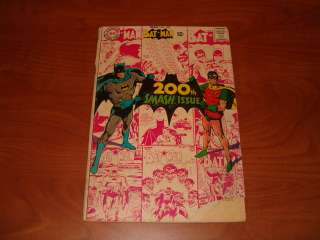Batman #200 DC 1968 Comic Book Neal Adams Cover  