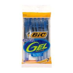  BIC Cristal Gel .8mm Pen   Blue, Twelve   84 Pens Office 