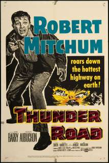 Thunder Road 1958 Original U.S. One Sheet Movie Poster  