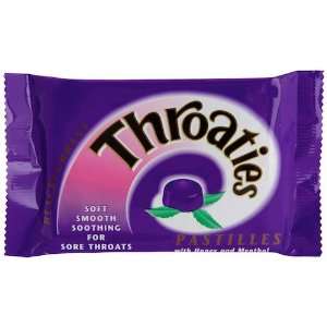  Throaties Blackcurrant Pastilles for Sore Throats 3 pack 