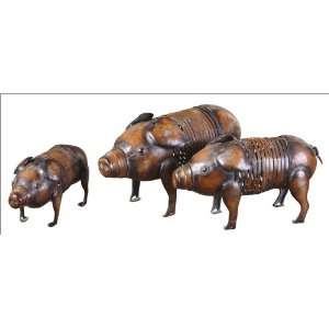  Three Little Pigs   Statues   Set/3