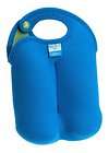 built ny double thirsty tote insulated bottle holder blue 018317