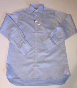 THOMAS PINK blue crease resistant dress shirt 15.5 NWT  