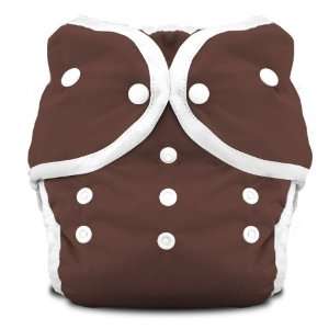  Thirsties Duo Diaper Snap, Mud, Size Two (18 40 lbs) Baby
