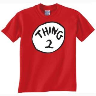 THING 2 DR. SEUSS book TEE T SHIRT TWO YOUTH SIZES XS L  