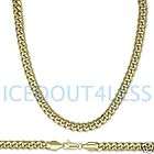 6mm 36in 24k Gold Plated Mens Miami Cuban Chain
