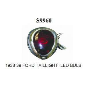 Racing Power S9960 Ford Tail Light Kit with LED Bulb   Red Glass Lens