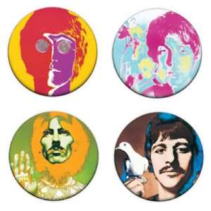 The Beatles Psychedelic 1 Inch Pin Button Badges  