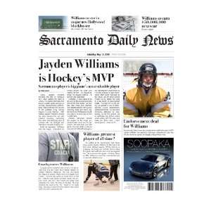 Personalized Fake Newspaper Page   MVP Hockey Everything 