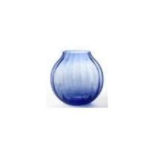  Mikasa Billow Light Blue 10 Hurricane Glass Vase Kitchen 