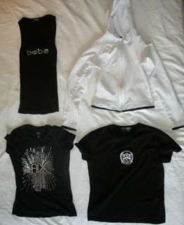 small/small black shirts & matching jacket Bebe Ralph Lauren 