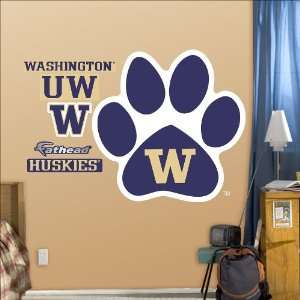  Washington Huskies Paw Logo Fathead Toys & Games