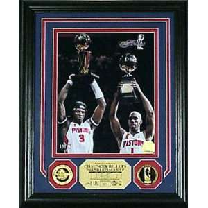 Chauncey Billups Detroit Pistons 2004 NBA Finals MVP Photo Mint 