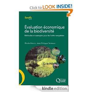 Évaluation économique de la biodiversité Méthodes et exemples 