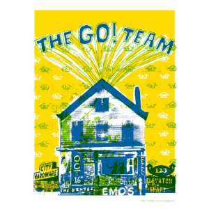  The Go Team Poster handbill Go Austin