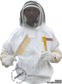 Beekeeping Sheriff Style Inspectors Jacket w/ Removeable Veil FREE 
