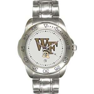 Wake Forest Demon Deacons Mens Gameday Sport Watch w/Stainless Steel 