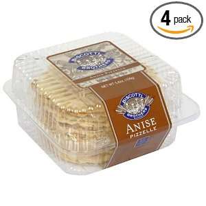 Biscotti Brothers Pizzelle, Anise, 5.6 Ounce Package (Pack of 4 
