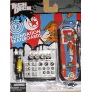  Tech Deck Single Foundation Guy With Guitar Toys & Games