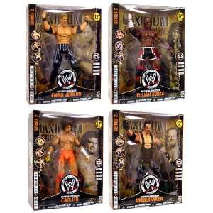  WWE Wrestling MAXIMUM Aggression Series 2 Set of 4 Deluxe 