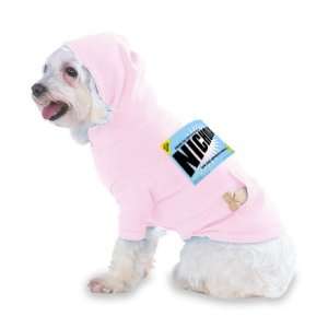   NICHOLAS Hooded (Hoody) T Shirt with pocket for your Dog or Cat Medium