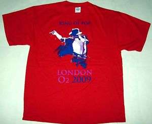 MICHAEL JACKSON king of pop official T shirt LARGE  