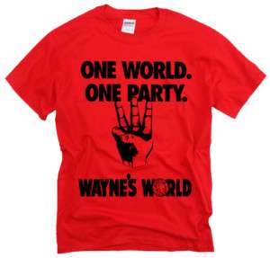 WAYNES WORLD party saturday night live movie t shirt  