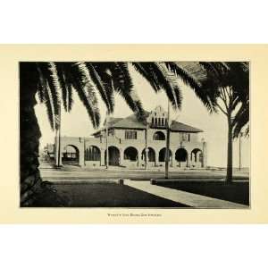  1902 Print Womens Club House Los Angeles California 